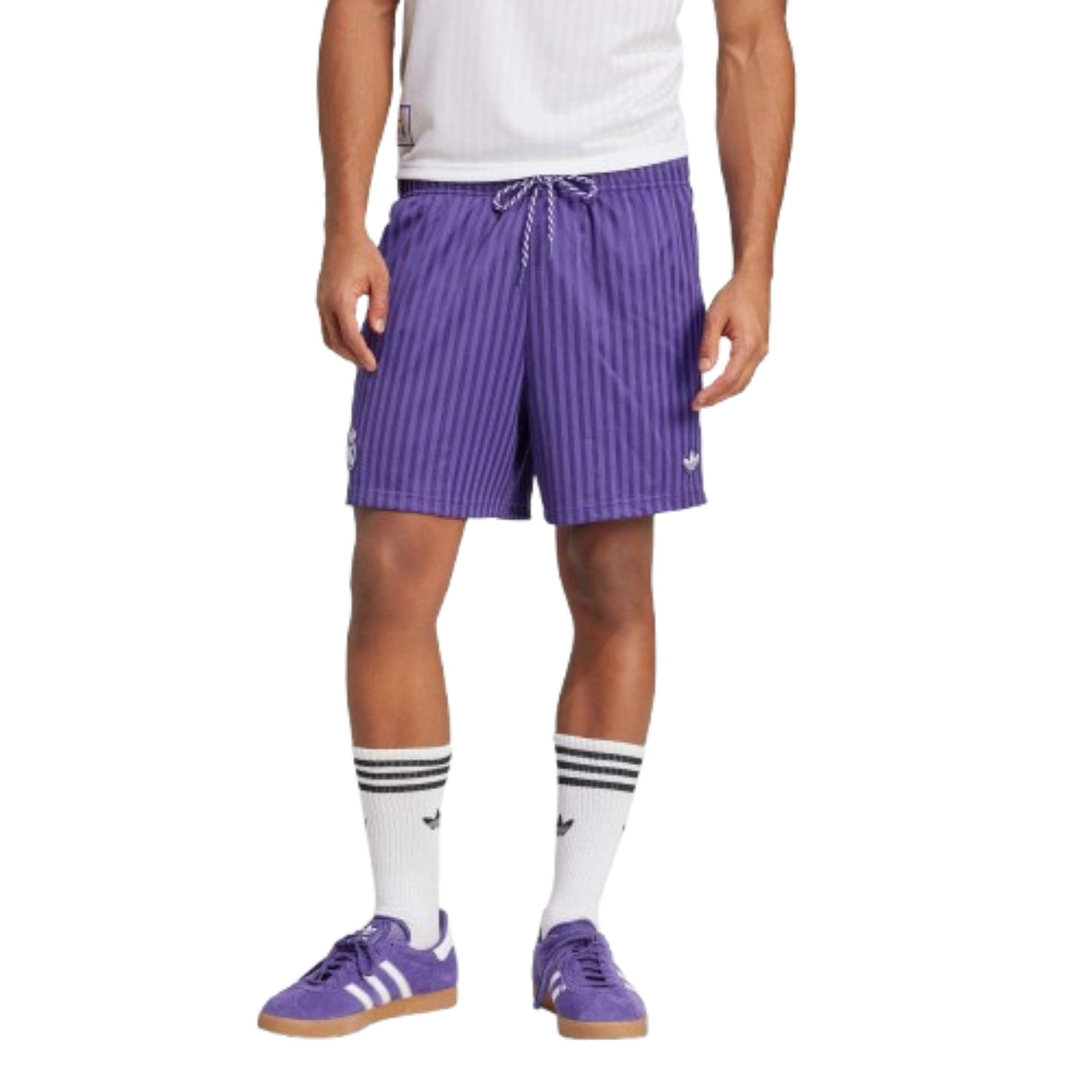 adidas Real Madrid Terrace Icons Shorts 'Purple' JF2586