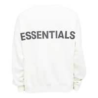 Fear of God Essentials Reflective Logo Sweatshirt 'White' 192HO192109F
