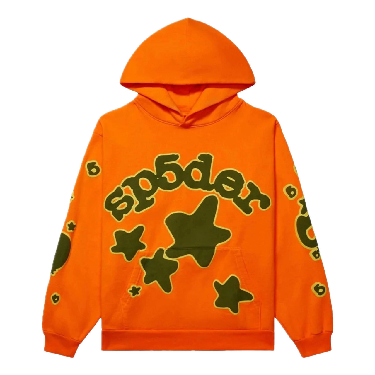Sp5der Beluga Hoodie 'Orange' SP5-BEL-ORAHD