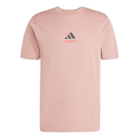 adidas Lounge Pizza Graphic T-Shirt 'Pink' JJ4018