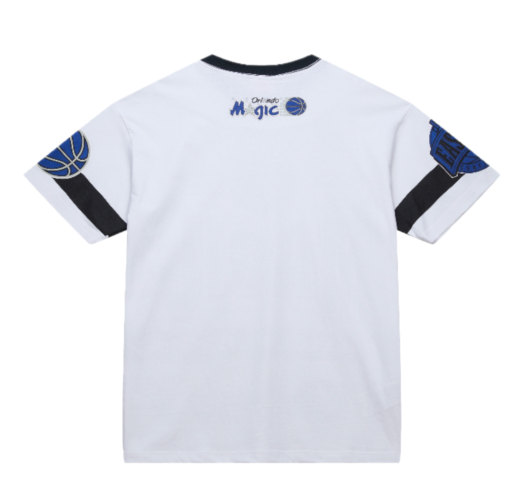 Mitchell & Ness NBA Origins Premium Vintage T-Shirt 'Orlando Magic' FC9265-OMAWHIT