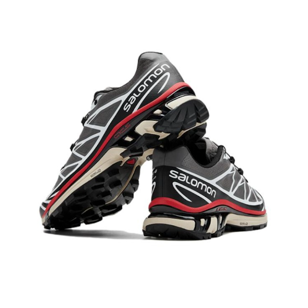 SALOMON XT-6 'Pewter Black Aurora Red' 472932