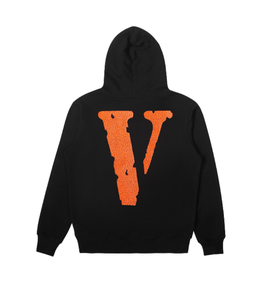 VLONE Zip Hooded Jacket 'Black Orange' VLZPHD2023003