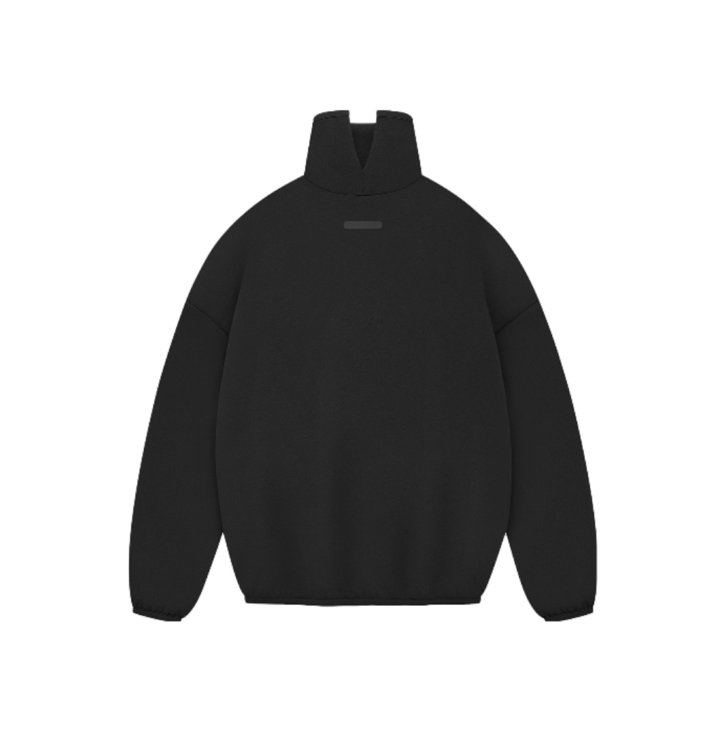 adidas x Fear of God Athletics Suede Fleece Mock Neck 'Black' IY0940