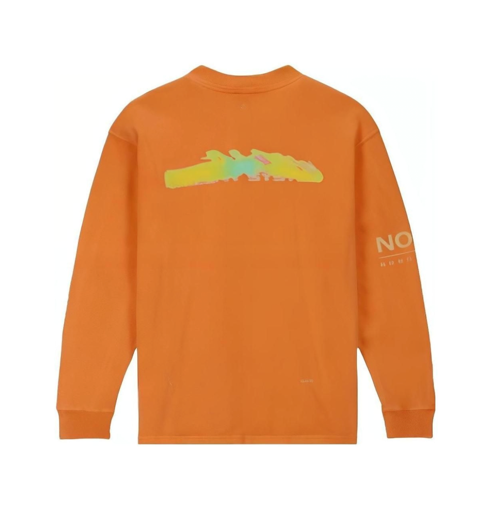 Nike x NOCTA Drake 8K Peaks Long-Sleeve Mock Neck Asia Sizing 'Orange' FQ6557-818