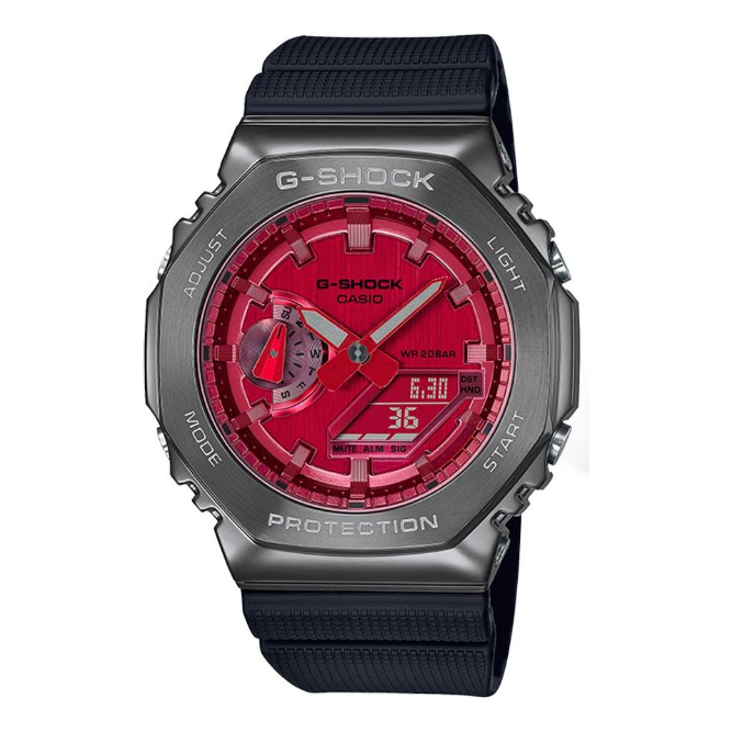 CASIO G-Shock Analog-Digital 'Red' GM-2100B-4APR