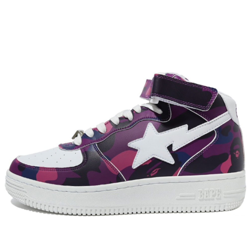 A BATHING APE Bape Sta Mid 'Purple' 1G80-191-008-GRAPE