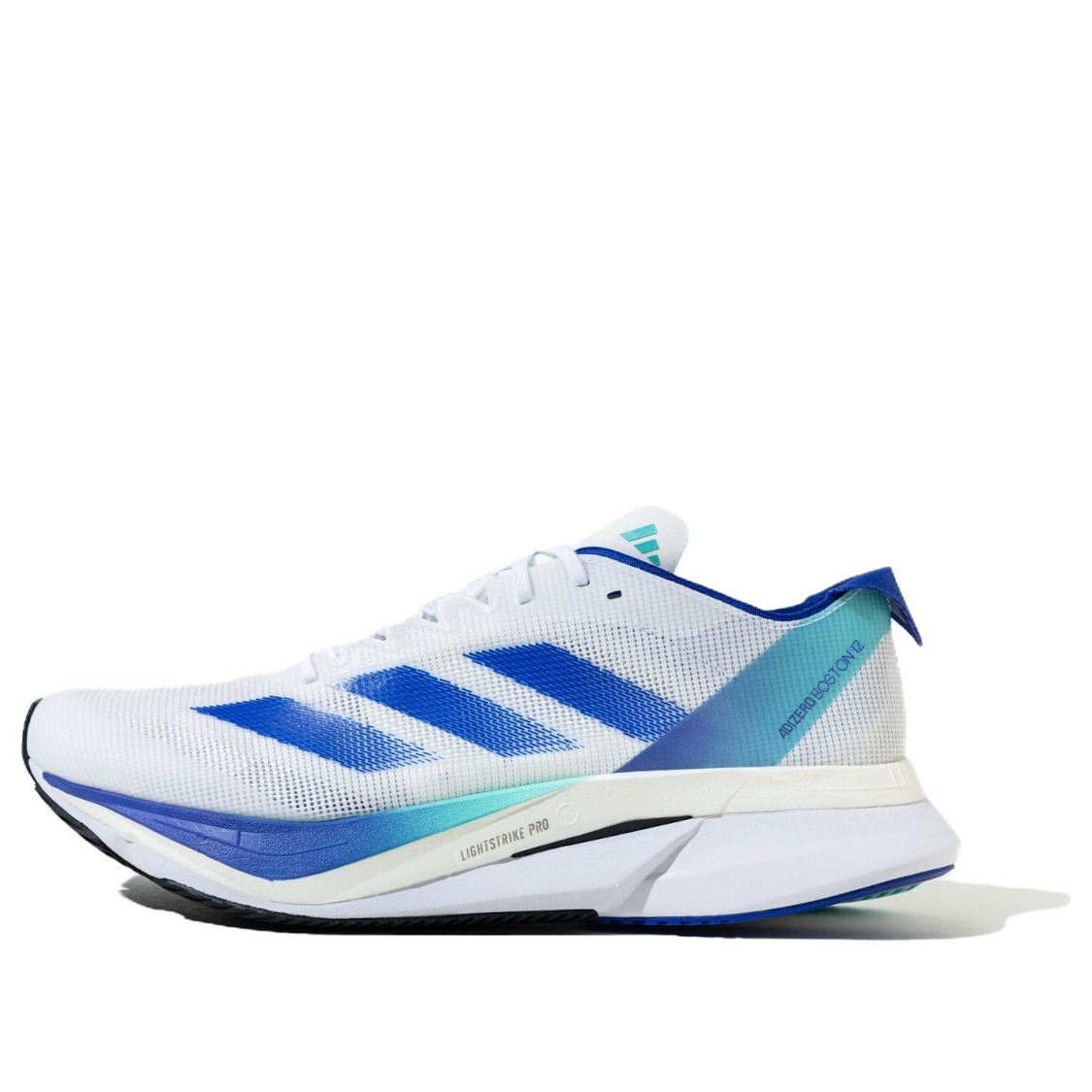 adidas Adizero Boston 12 'White Cobalt Blue' JR2731