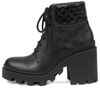 (WMNS) Gucci GG Ankle Boot 'Black' 659691-UC810-1000