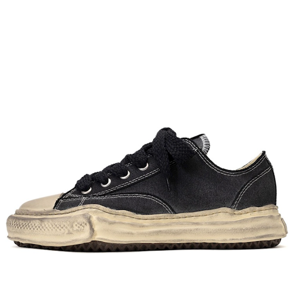 Maison MIHARA YASUHIRO Peterson 23 OG Sole Canvas Low 'Black' A10FW717-BLACK