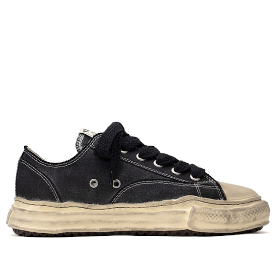 Maison MIHARA YASUHIRO Peterson 23 OG Sole Canvas Low 'Black' A10FW717-BLACK