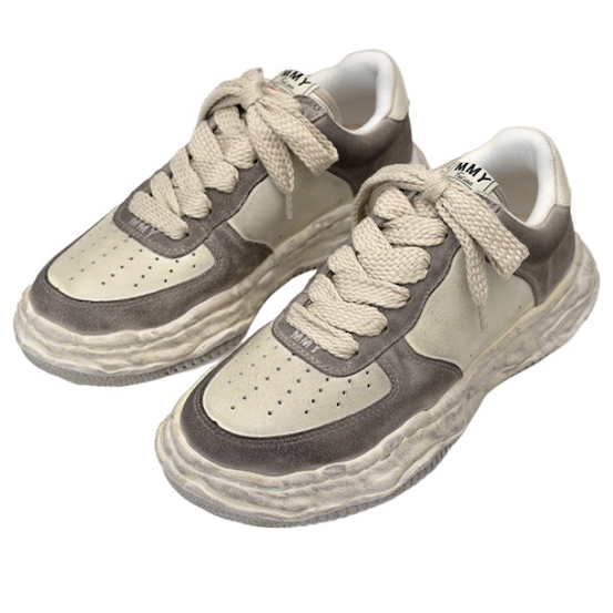 Maison MIHARA YASUHIRO Wayne OG Sole DR Leather Low 'Grey' A10FW710-GREY