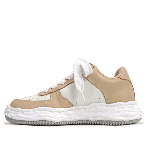 Maison MIHARA YASUHIRO WAYNE OG Sole Leather Low-top Sneaker 'Beige White' A08FW706-BEIGE