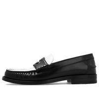 (WMNS) Gucci Interlocking G Loafer 'Black White Leather' 738676-AABXZ-1045