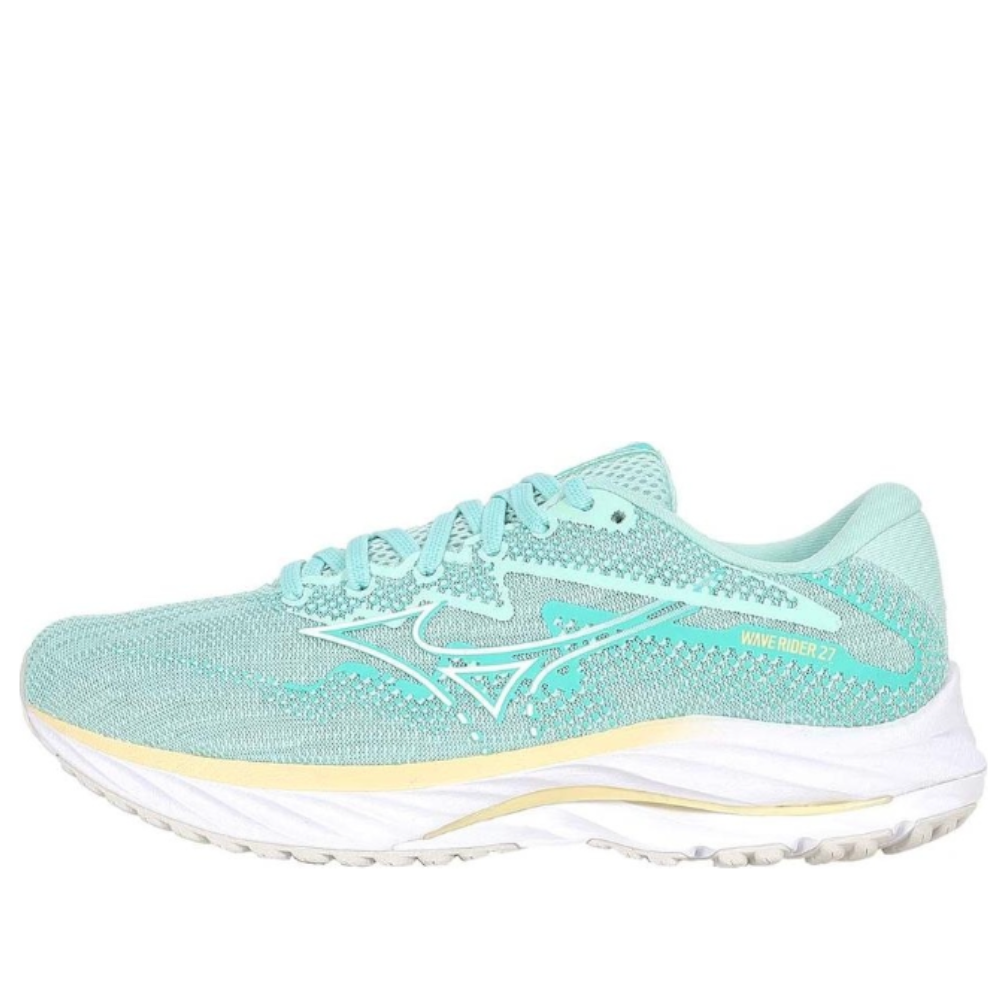 (WMNS) Mizuno Wave Rider 27 4E Wide 'Mint Green White' J1GD230674