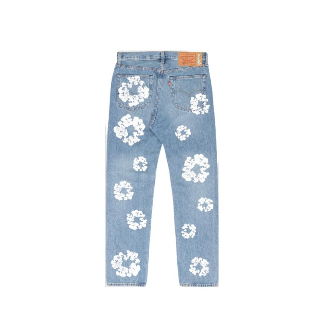 Denim Tears x Levi's Cotton Wreath Jeans 'Light Wash' DT501-002-30