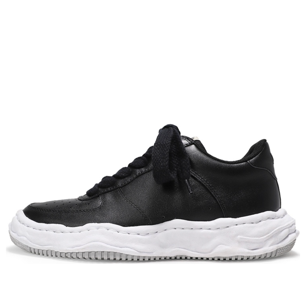 Maison MIHARA YASUHIRO Wayne OG Sole Leather Low 'Black' A07FW702-BLACK