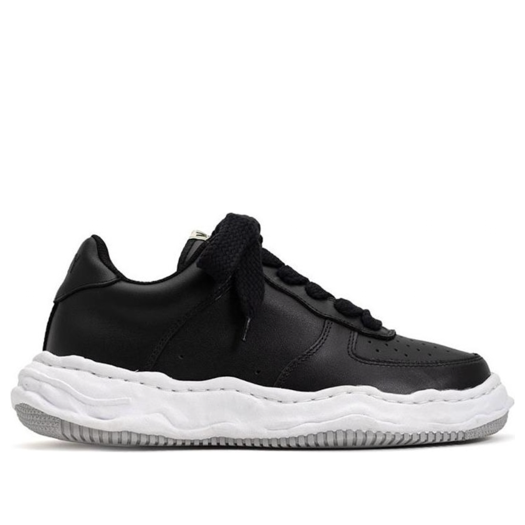 Maison MIHARA YASUHIRO Wayne OG Sole Leather Low 'Black' A07FW702-BLACK