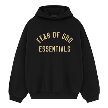 Fear of God Essentials Fleece II Hoodie 'Black' 192BT246258F