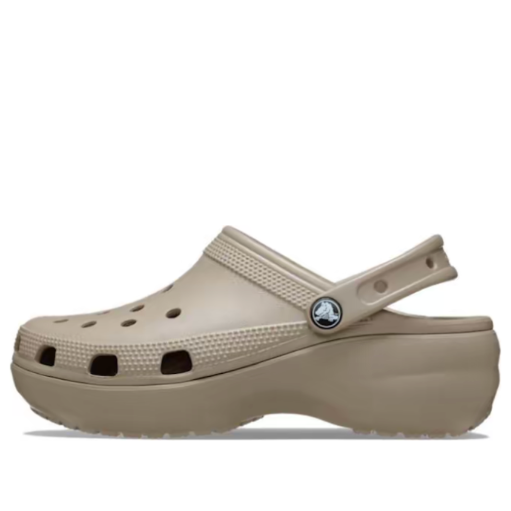 (WMNS) Crocs Classic Plaform Clog 'Taupe' 206750-214