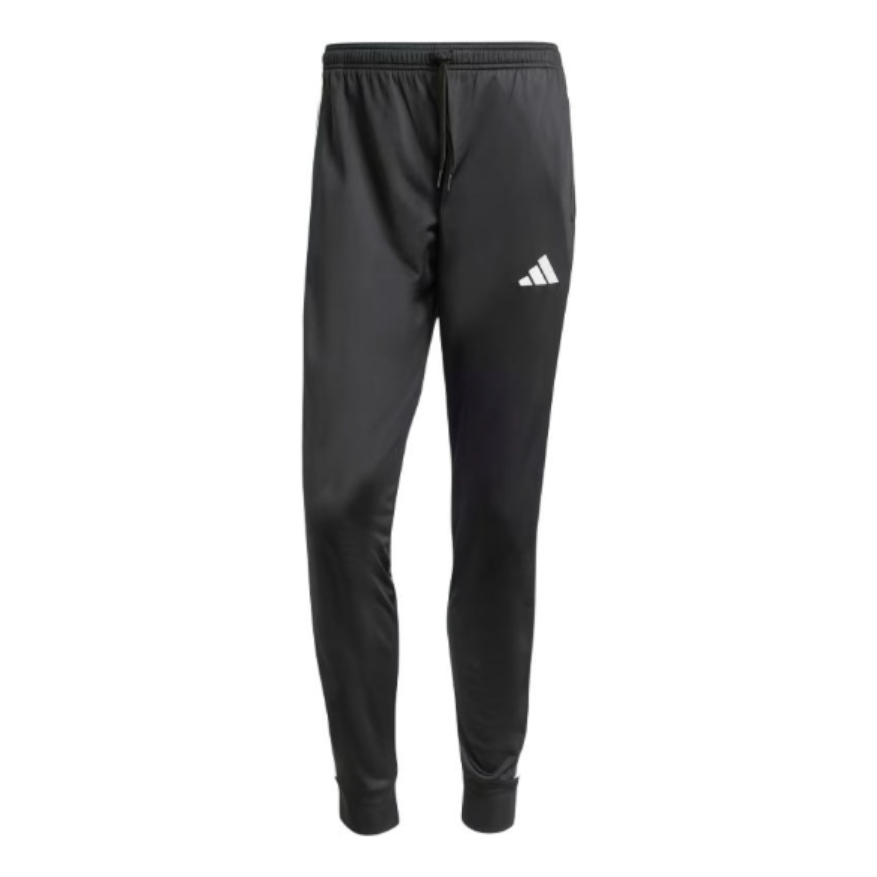 adidas 3-Stripes Tricot Regular Tapered Track Pants 'Black' JI8809