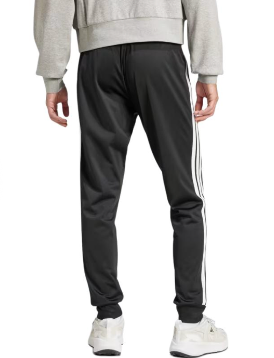 adidas 3-Stripes Tricot Regular Tapered Track Pants 'Black' JI8809