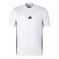 adidas Essentials Single Jersey 'White Black' JY8563