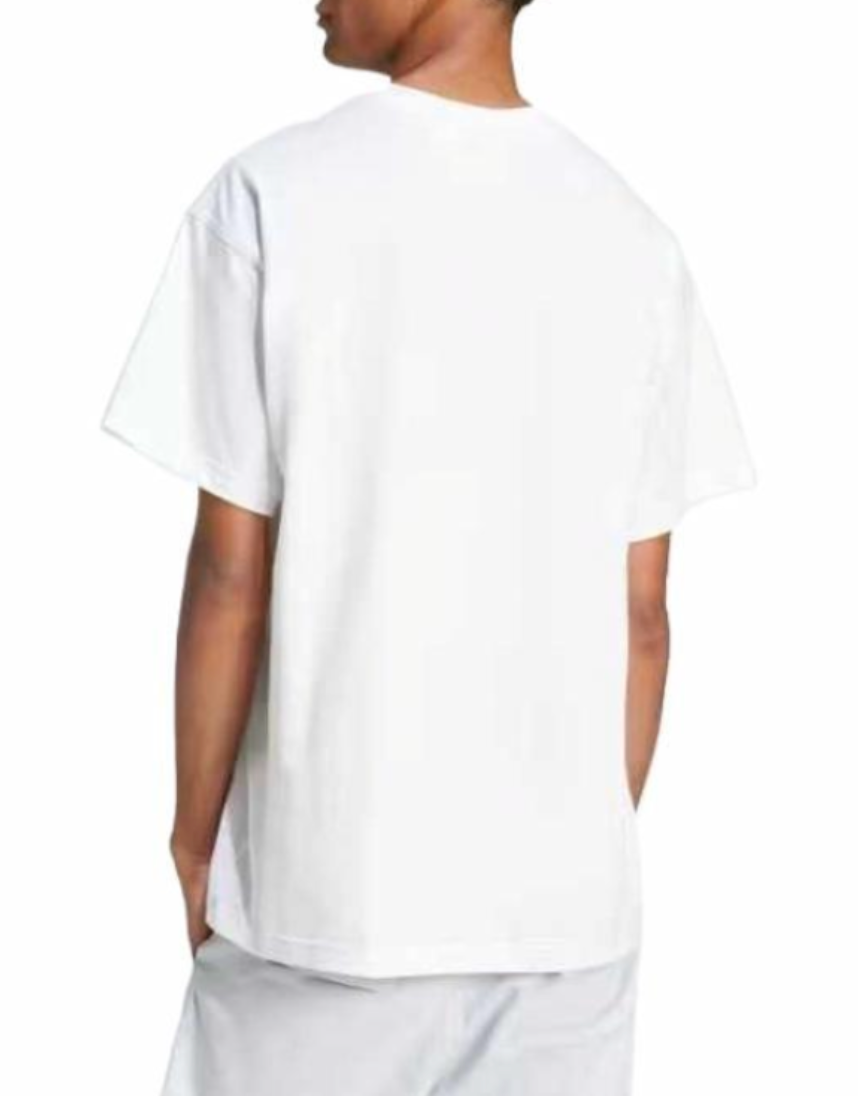 adidas Essentials Polera Trifolio Oversized 'White Black' JD0373