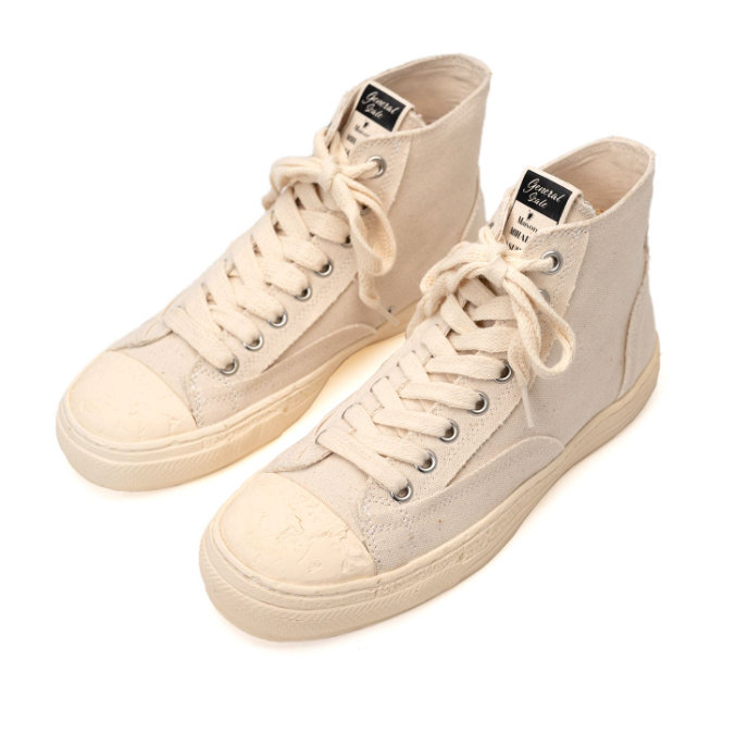 Maison MIHARA YASUHIRO PAST Sole Canvas High-top Sneaker 'White' S09FW204-WHT