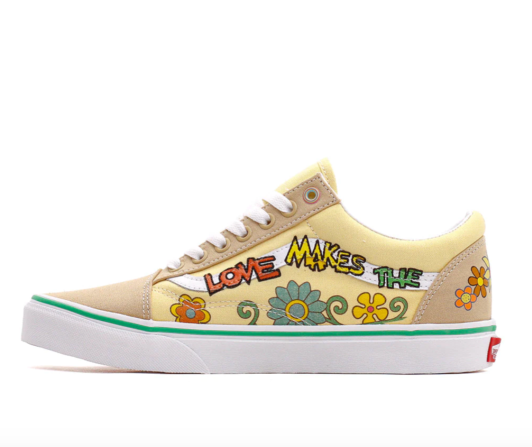 Vans Old Skool Sesame Street Natural 'Yellow Beige' VN0007NT7VJ