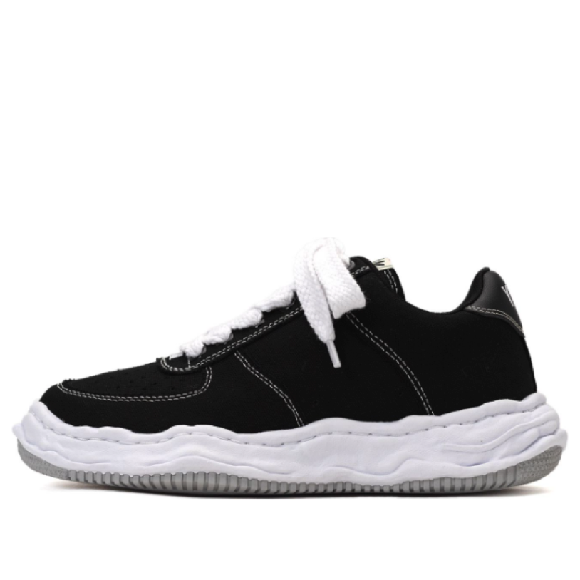 Maison MIHARA YASUHIRO WAYNE OG Sole Canvas Low-top Sneaker 'Black' A10FW720-BLK