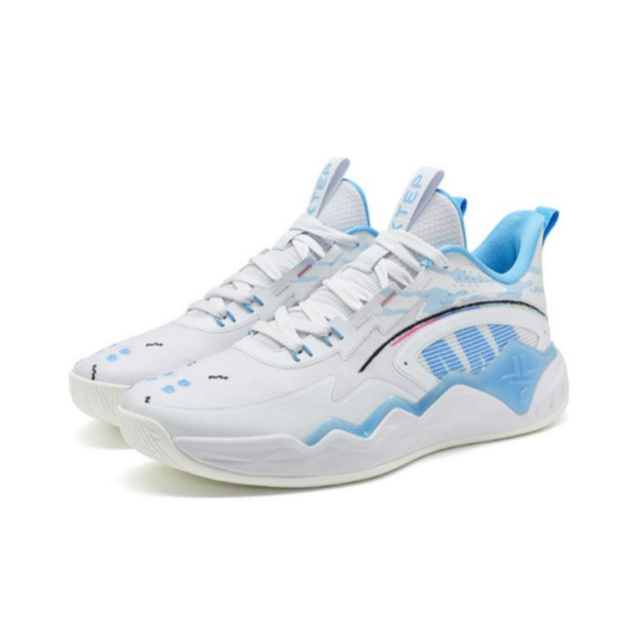 Xtep JLIN-Team V2 Jeremy Lin 'White Blue' 877219120021-WHTBLU