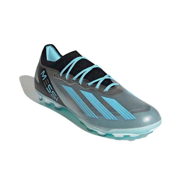adidas X Crazyfast Messi.1 2G 3G AG 'Silver Blue Core Black' IF0154