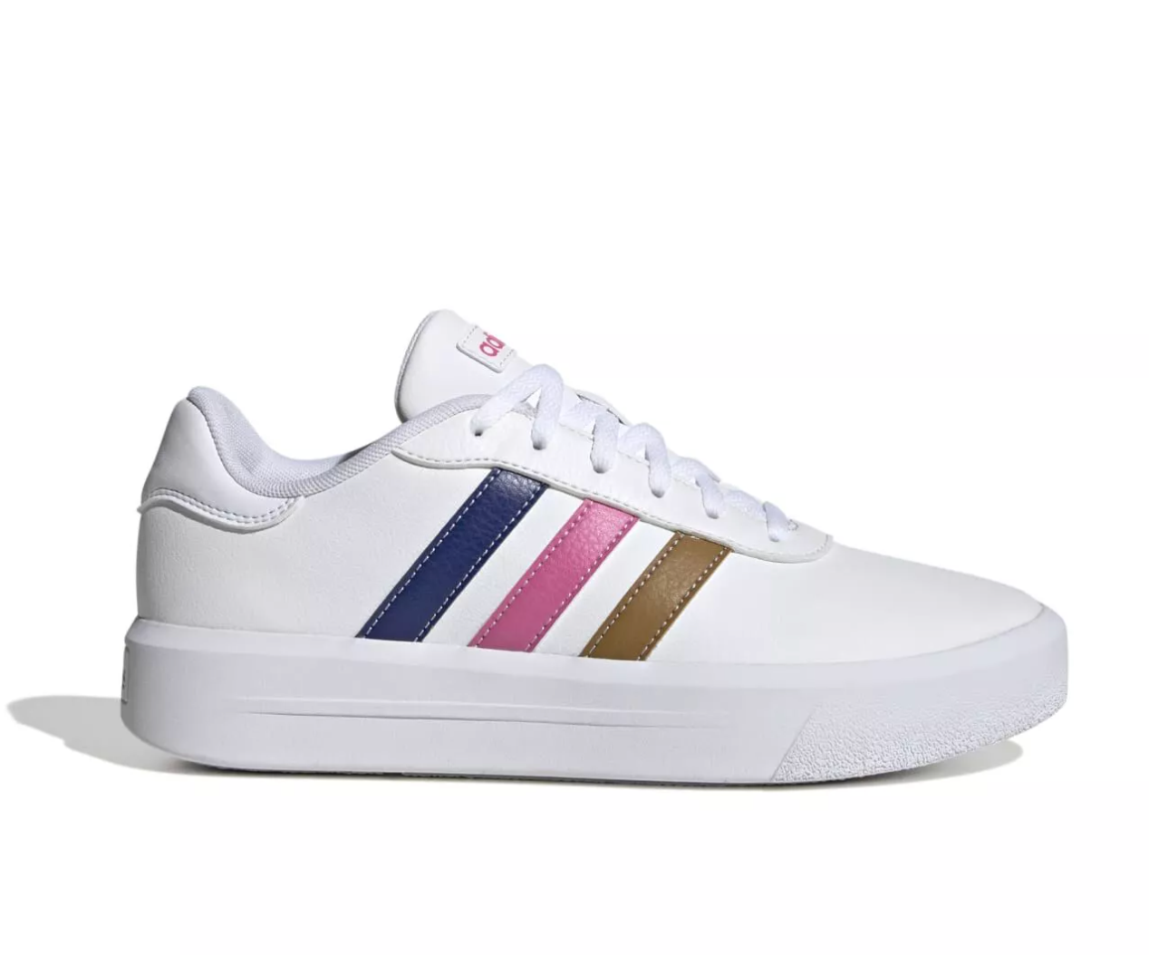 (WMNS) adidas Neo Court Platform Shoes 'White Blue Pink' HP9429