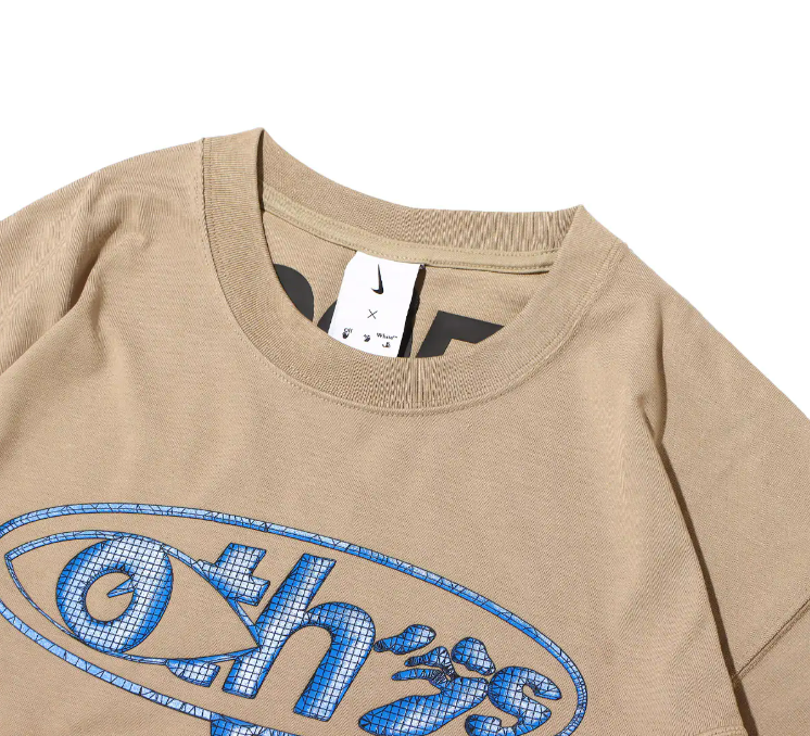 Nike x Off-White Grafiti T-Shirt Asia Sizing 'Khaki' DN1758-247