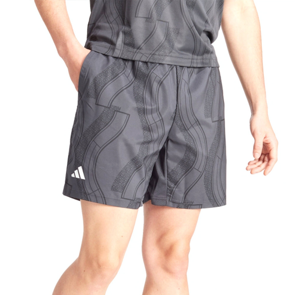 adidas Club Tennis Graphic Shorts 'Grey' IP1884