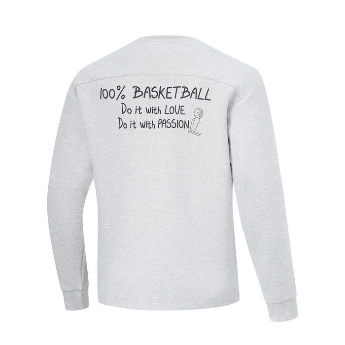Li-Ning Way of Wade Love & Passion Sweatshirt 'Grey' AWDU009-4