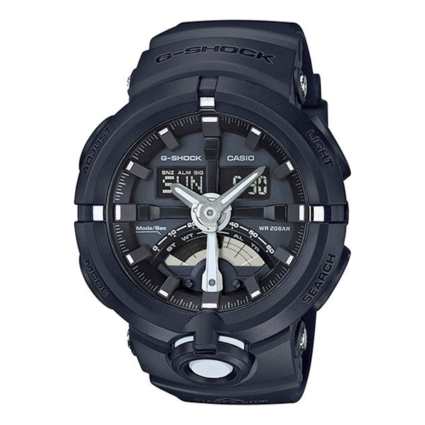 CASIO G-Shock Analog-Digital 'Black' GA-500-1A