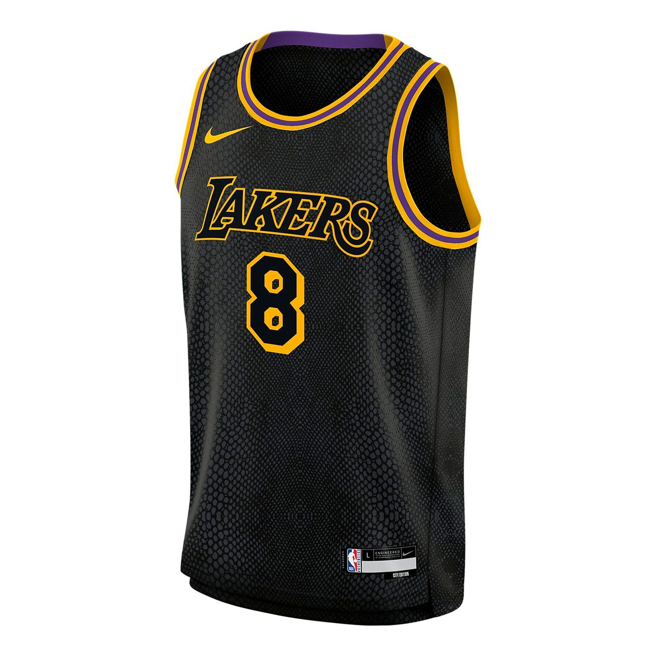 (GS) Nike NBA Kobe Bryant Los Angeles Lakers 2023/24 City Edition Swingman Jersey Mamba Mentality #8 FZ9862-010