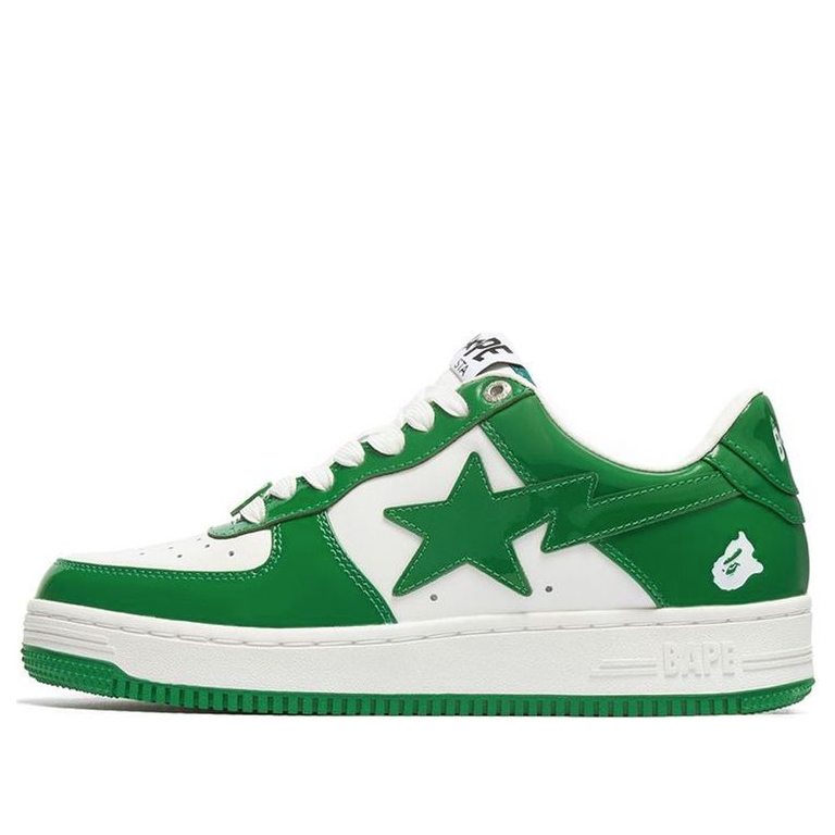 A Bathing Ape Bape STA Low 'Green White' OZXSHM19X002I-GRA