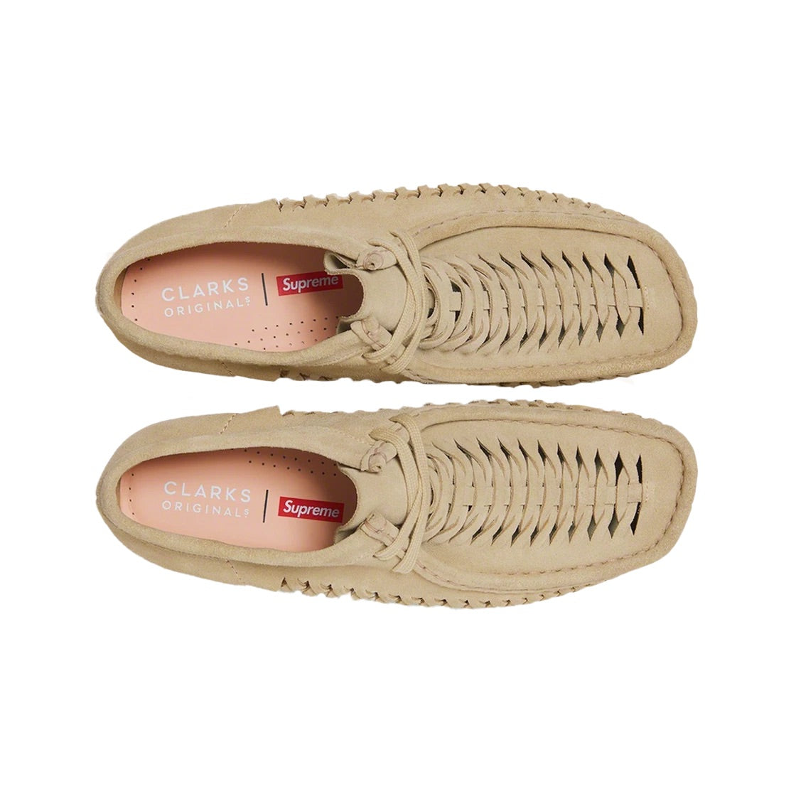 Clarks x Supreme Woven Wallabee 'Tan' 26160850