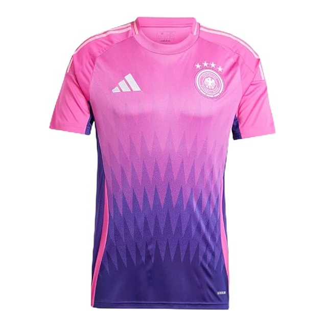 adidas Germany 24 Away Soccer Jersey Asia Sizing 'Lucid Fuchsi' IP8158