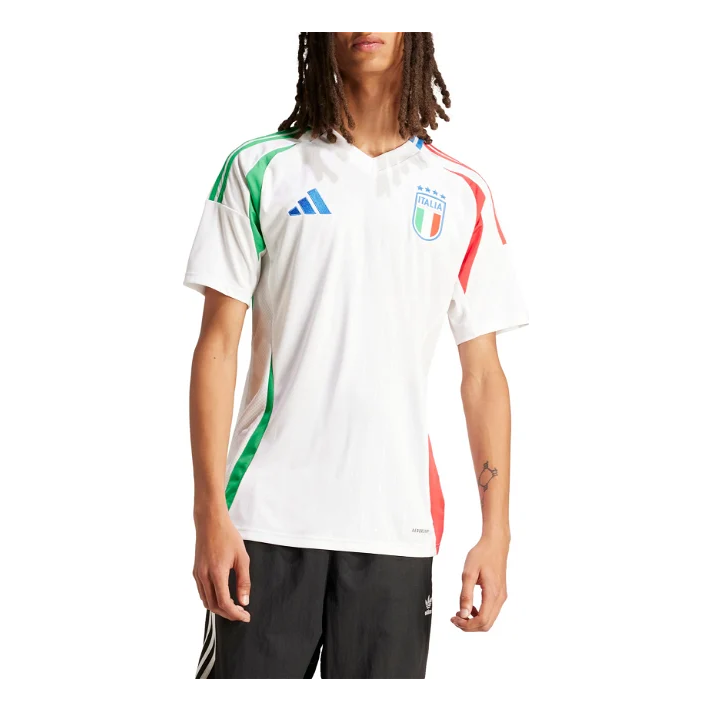 adidas Italy 24 Away Soccer Jersey Asia Sizing 'White' IN0656