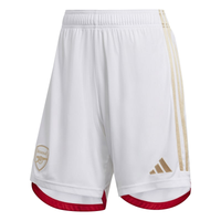 adidas Arsenal 23/24 Home Shorts Asia Sizing 'White Red' HR6924
