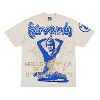Hellstar Toga T-Shirt 'White Blue' HLSY430