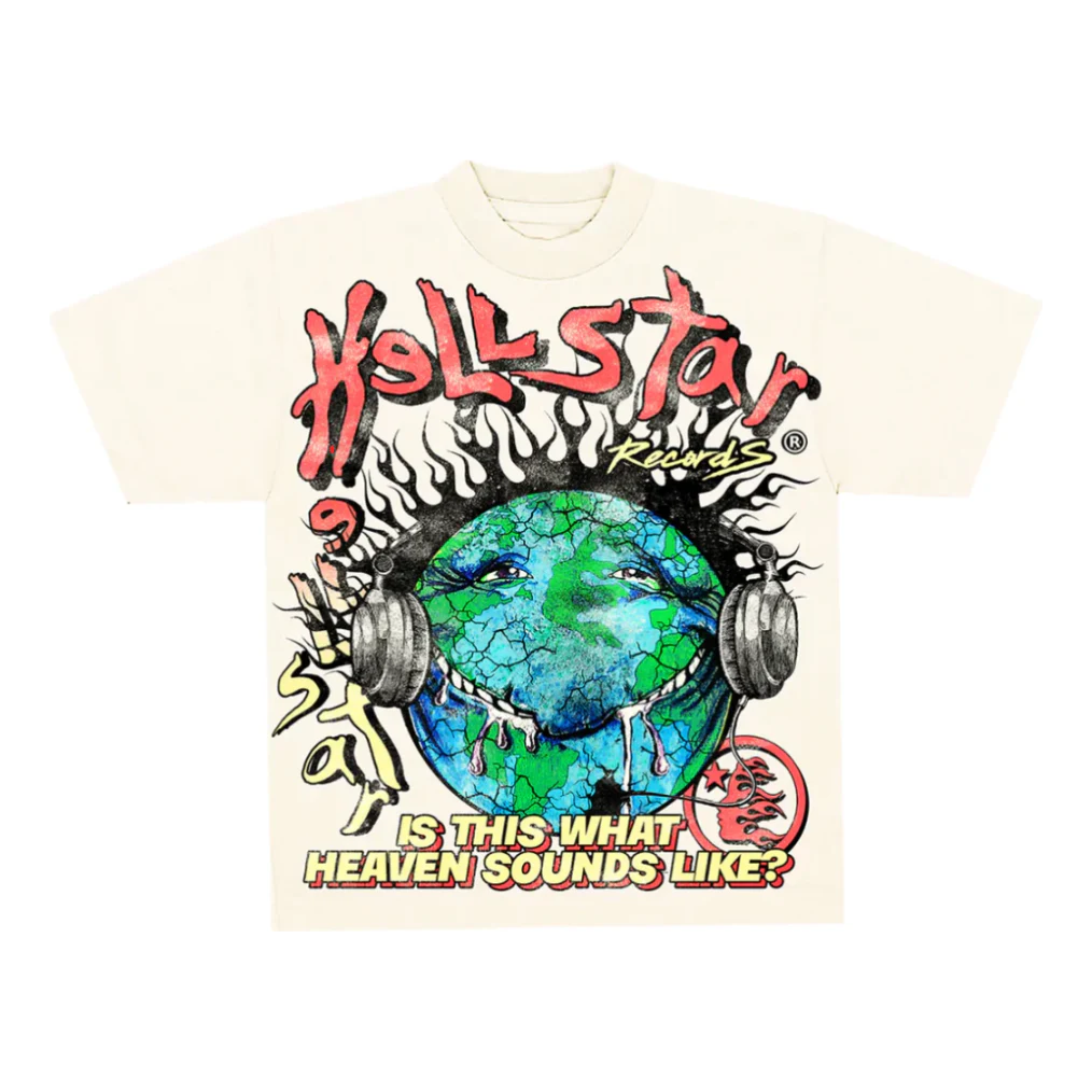 Hellstar Heaven On Earth Tee 'Cream White' HEAV01