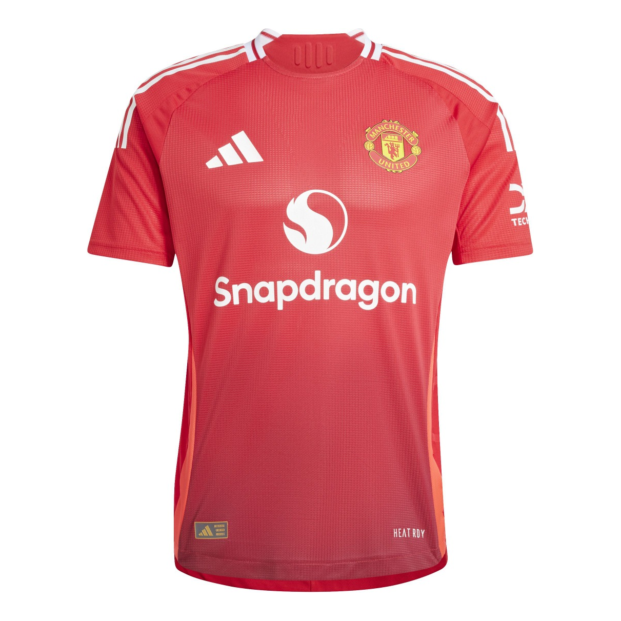 adidas Manchester United 24/25 Authentic Home Soccer Jersey Asia Sizing 'Mufc Red' JF1291