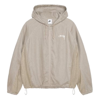 Nike x Stussy Linen Jacket Hoodie 'Beige White' FZ5751-263