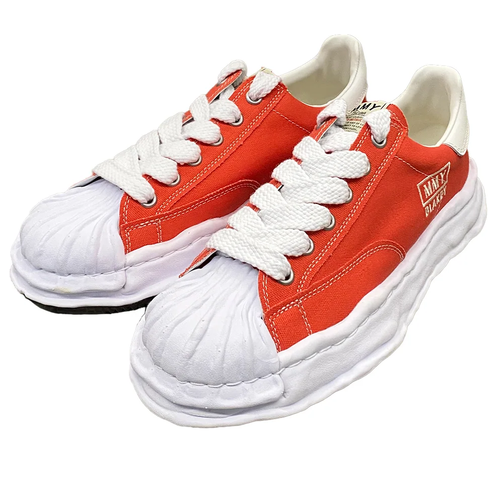 Maison MIHARA YASUHIRO BLAKEY OG Sole Canvas Low-top Sneaker 'Orange' A08FW735-ORG