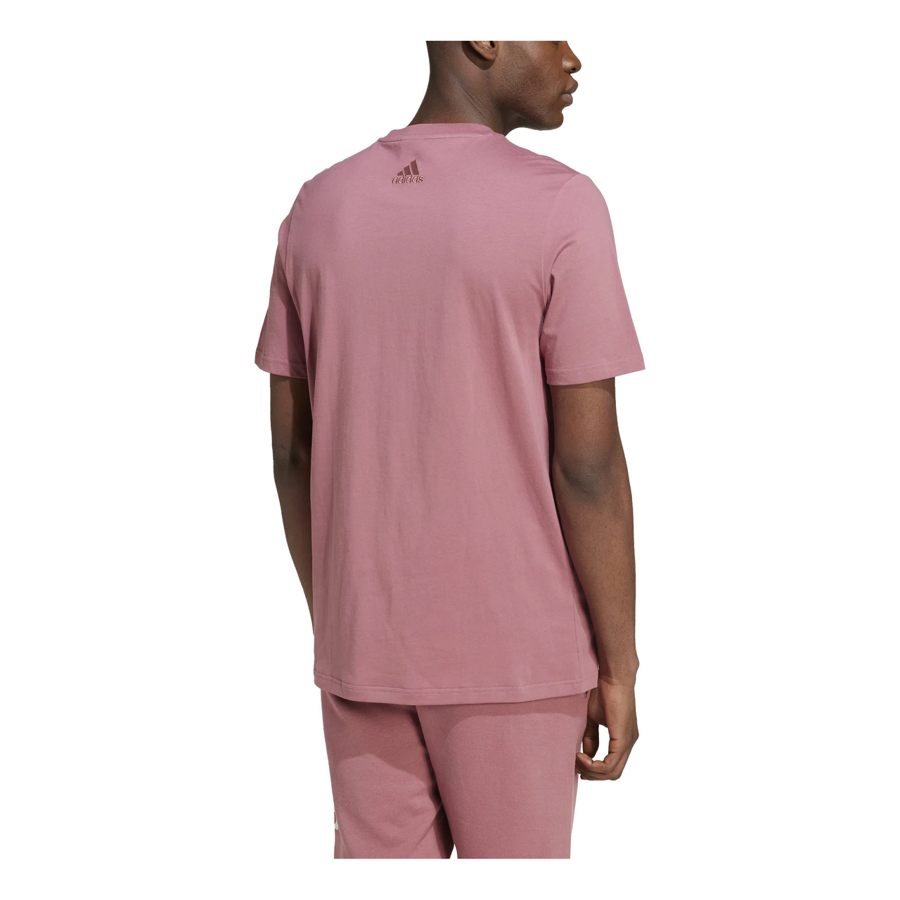 adidas Essentials Single Jersey Big Logo T-Shirt Asia Sizing 'Pink' IX0137